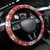 Wallis and Futuna Christmas Steering Wheel Cover Poinsettia Joyeux Noel