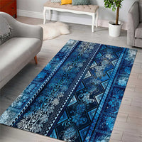Hawaii Makahiki Turtle Area Rug Galaxy Tapa Pattern LT05 - Polynesian Pride