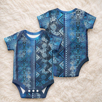 Hawaii Makahiki Turtle Baby Onesie Galaxy Tapa Pattern LT05 - Polynesian Pride