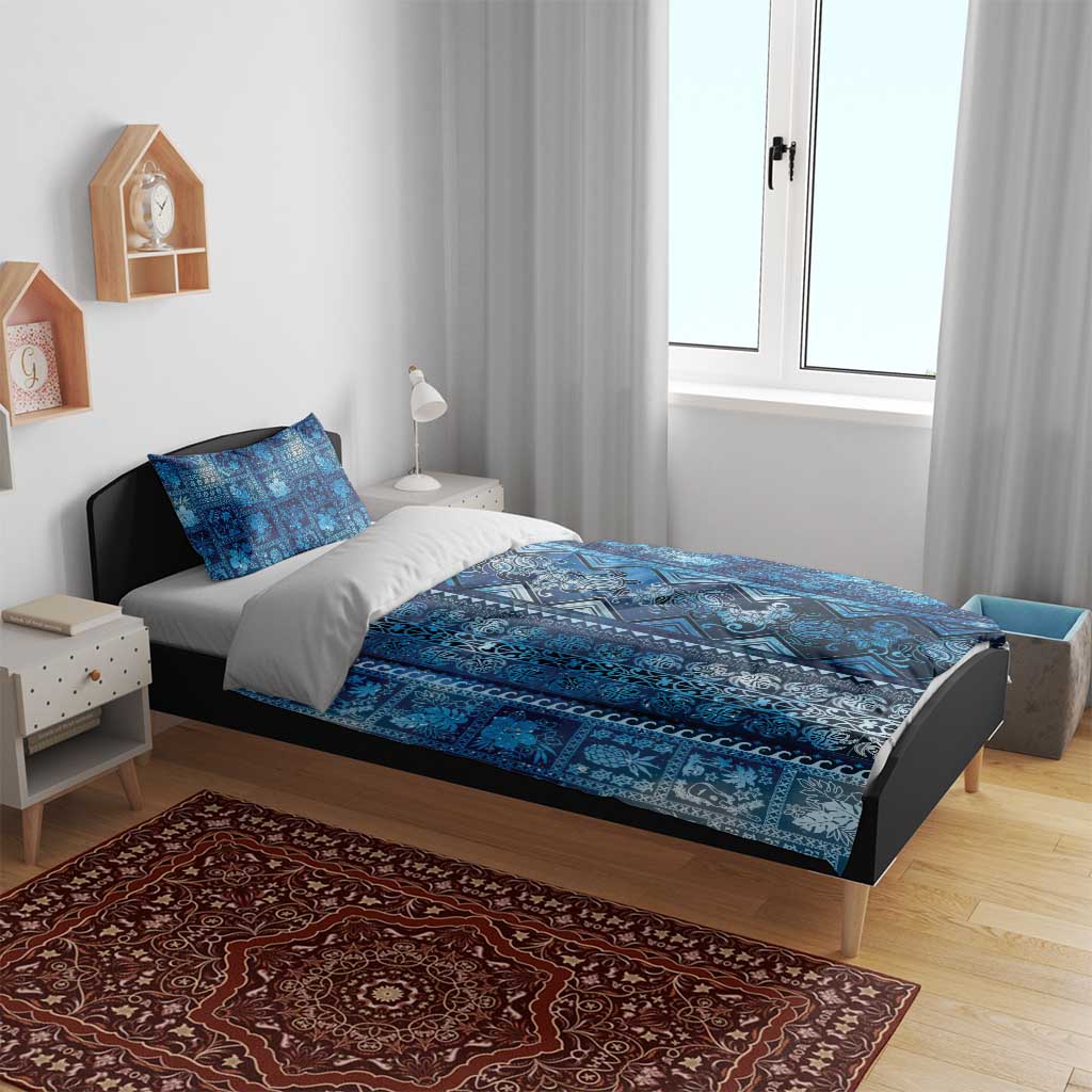 Hawaii Makahiki Turtle Bedding Set Galaxy Tapa Pattern LT05 - Polynesian Pride