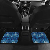 Hawaii Makahiki Turtle Car Mats Galaxy Tapa Pattern LT05 Set 2pcs - Back Galaxy - Polynesian Pride