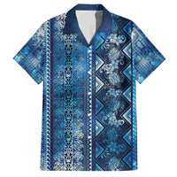 Hawaii Makahiki Turtle Hawaiian Shirt Galaxy Tapa Pattern LT05 Galaxy - Polynesian Pride