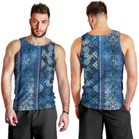 Hawaii Makahiki Turtle Men Tank Top Galaxy Tapa Pattern LT05 - Polynesian Pride