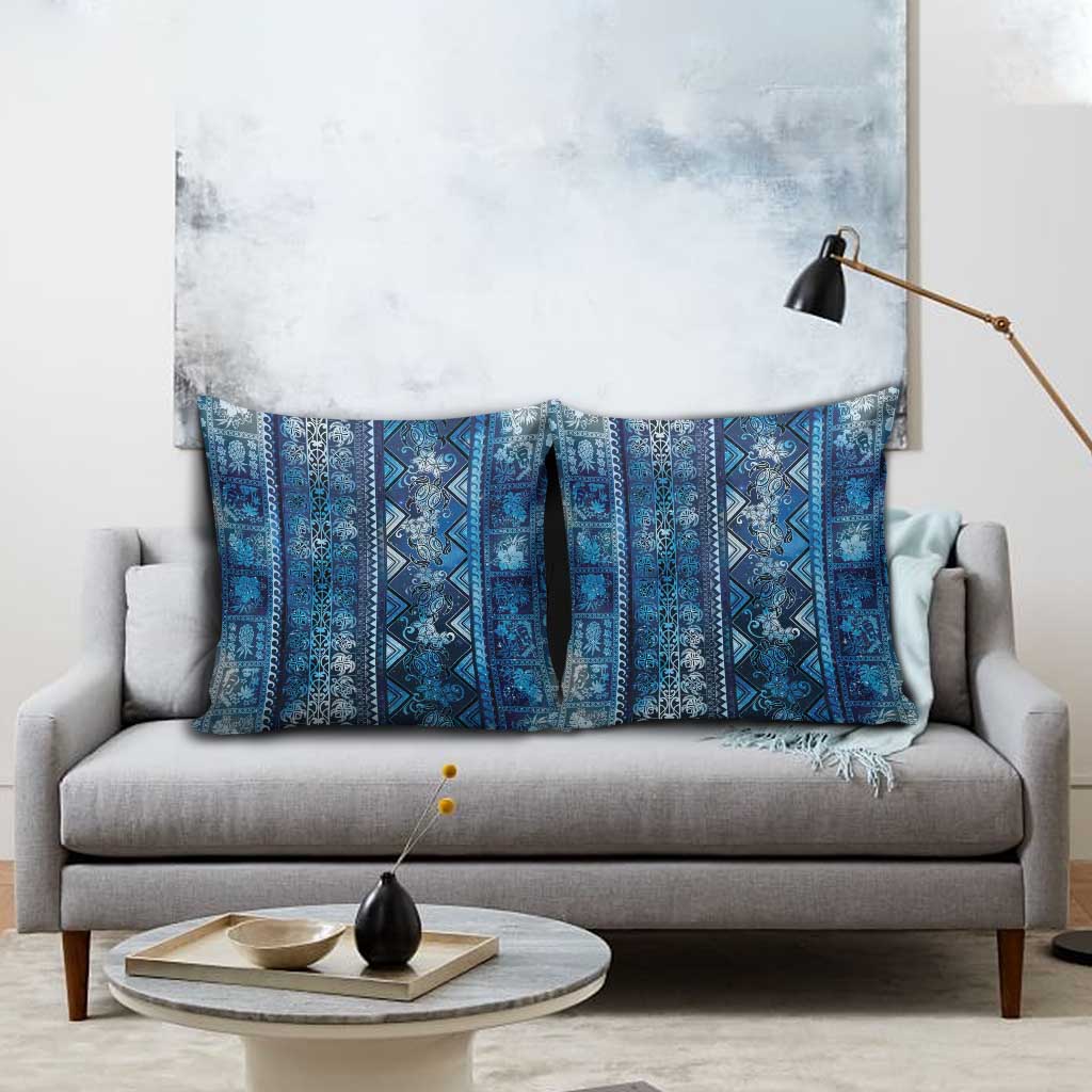 Hawaii Makahiki Turtle Pillow Cover Galaxy Tapa Pattern LT05 - Polynesian Pride