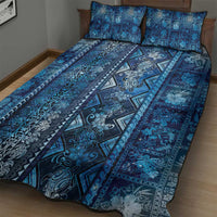 Hawaii Makahiki Turtle Quilt Bed Set Galaxy Tapa Pattern LT05 - Polynesian Pride