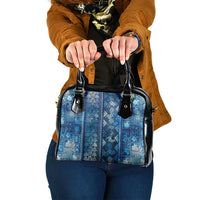 Hawaii Makahiki Turtle Shoulder Handbag Galaxy Tapa Pattern LT05 One Size Galaxy - Polynesian Pride