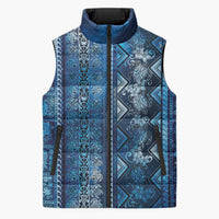 Hawaii Makahiki Turtle Sleeveless Puffer Jacket Galaxy Tapa Pattern LT05 Unisex Galaxy - Polynesian Pride
