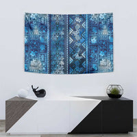 Hawaii Makahiki Turtle Tapestry Galaxy Tapa Pattern LT05 - Polynesian Pride