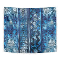Hawaii Makahiki Turtle Tapestry Galaxy Tapa Pattern LT05 - Polynesian Pride