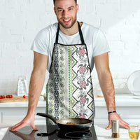 Hawaii Makahiki Turtle Apron Green Tapa Pattern LT05 - Polynesian Pride