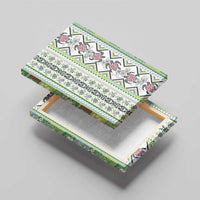 Hawaii Makahiki Turtle Canvas Wall Art Green Tapa Pattern LT05 - Polynesian Pride