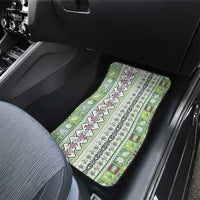 Hawaii Makahiki Turtle Car Mats Green Tapa Pattern LT05 - Polynesian Pride