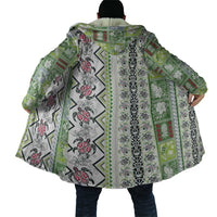 Hawaii Makahiki Turtle Cloak Green Tapa Pattern LT05 - Polynesian Pride