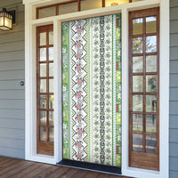 Hawaii Makahiki Turtle Door Cover Green Tapa Pattern LT05 - Polynesian Pride