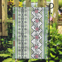 Hawaii Makahiki Turtle Garden Flag Green Tapa Pattern LT05 Garden Flag Green - Polynesian Pride