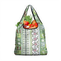 Hawaii Makahiki Turtle Grocery Bag Green Tapa Pattern LT05 1-pack One Size Green - Polynesian Pride