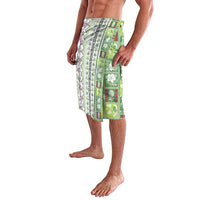 Hawaii Makahiki Turtle Lavalava Green Tapa Pattern LT05 - Polynesian Pride