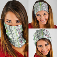 Hawaii Makahiki Turtle Neck Gaiter Green Tapa Pattern LT05 - Polynesian Pride