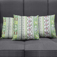 Hawaii Makahiki Turtle Pillow Cover Green Tapa Pattern LT05 - Polynesian Pride
