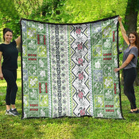 Hawaii Makahiki Turtle Quilt Green Tapa Pattern LT05 - Polynesian Pride
