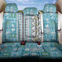 Hawaii Makahiki Turtle Back Car Seat Cover Blue Tapa Pattern LT05 One Size Blue - Polynesian Pride