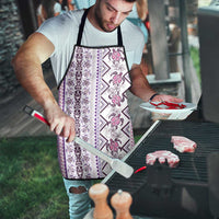 Hawaii Makahiki Turtle Apron Violet Tapa Pattern LT05 - Polynesian Pride
