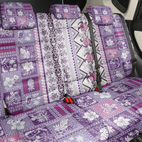 Hawaii Makahiki Turtle Back Car Seat Cover Violet Tapa Pattern LT05 - Polynesian Pride