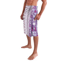 Hawaii Makahiki Turtle Lavalava Violet Tapa Pattern LT05 - Polynesian Pride