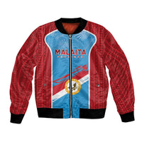Personalised Malaita Province Day Bomber Jacket Unique Style LT05 Unisex Blue - Polynesian Pride