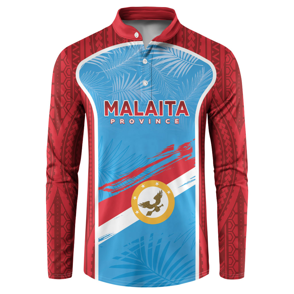 Personalised Malaita Province Day Button Sweatshirt Unique Style LT05 Blue - Polynesian Pride