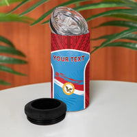 Personalised Malaita Province Day 4 in 1 Can Cooler Tumbler Unique Style LT05 - Polynesian Pride