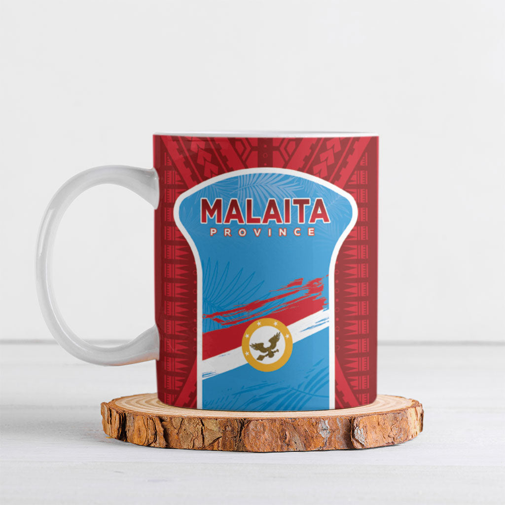 Personalised Malaita Province Day Ceramic Mug Unique Style LT05 Blue - Polynesian Pride