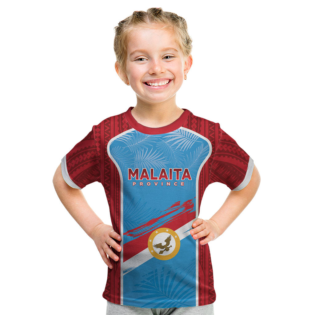 Personalised Malaita Province Day Kid T Shirt Unique Style LT05 Blue - Polynesian Pride
