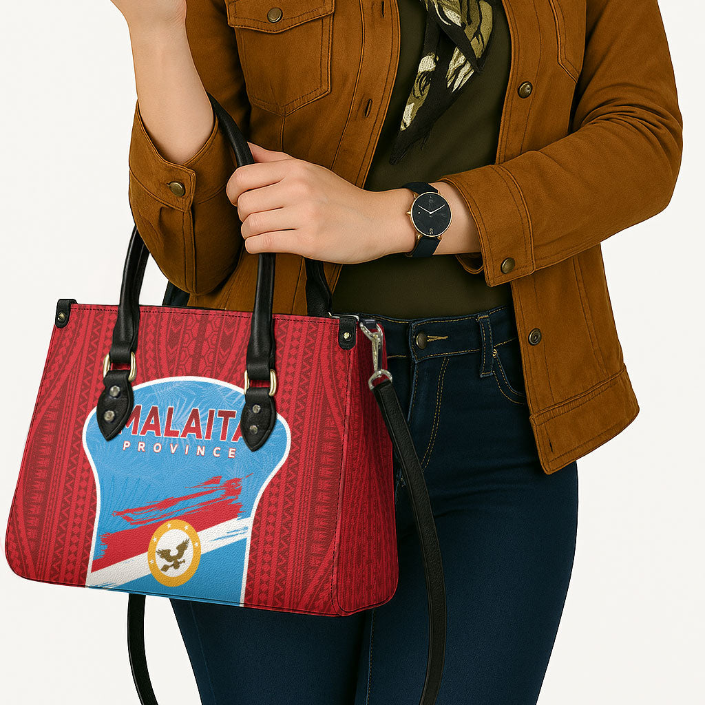 Malaita Province Day Leather Bag Unique Style LT05 - Polynesian Pride