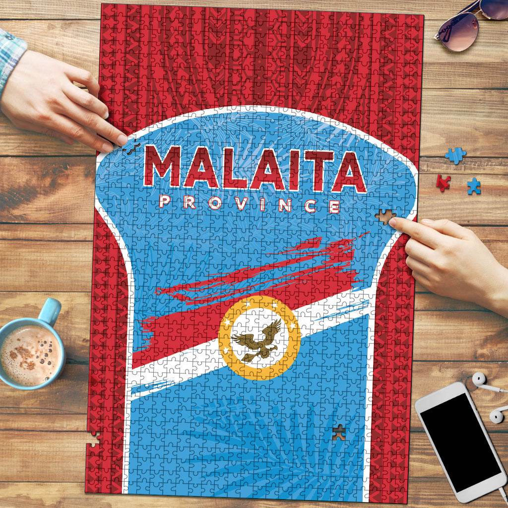 Malaita Province Day Puzzle Unique Style LT05 Blue - Polynesian Pride