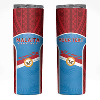 Personalised Malaita Province Day Skinny Tumbler Unique Style LT05 Blue - Polynesian Pride