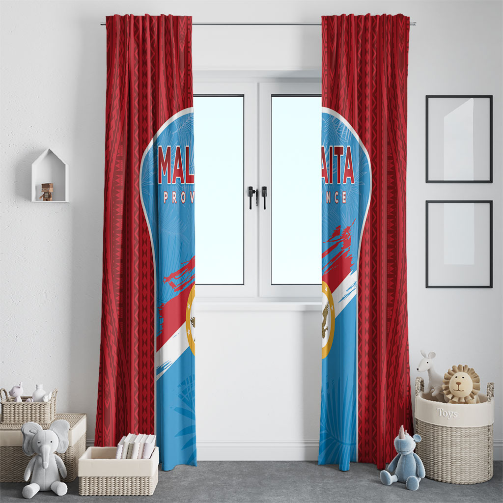 Malaita Province Day Window Curtain Unique Style LT05 - Polynesian Pride