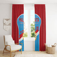 Malaita Province Day Window Curtain Unique Style LT05 - Polynesian Pride
