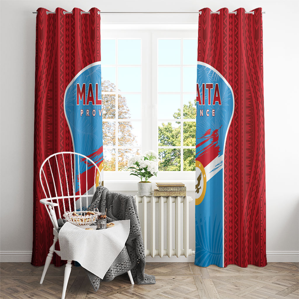 Malaita Province Day Window Curtain Unique Style LT05 - Polynesian Pride