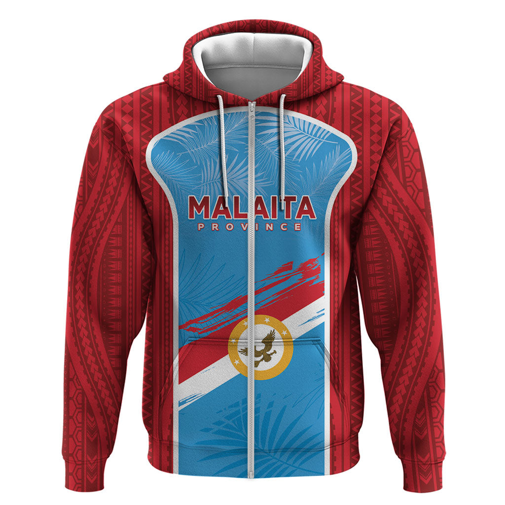 Personalised Malaita Province Day Zip Hoodie Unique Style LT05 Zip Hoodie Blue - Polynesian Pride