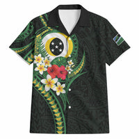 Solomon Islands Western Province Hawaiian Shirt Polynesian Pattern With Tropical Flowers LT05 Green - Polynesian Pride