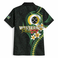 Solomon Islands Western Province Hawaiian Shirt Polynesian Pattern With Tropical Flowers LT05 - Polynesian Pride