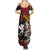 Hawaii And Japan Family Matching Summer Maxi Dress and Hawaiian Shirt Koi Fish With Kanaka Maoli