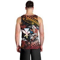 Hawaii And Japan Men Tank Top Koi Fish With Kanaka Maoli LT05 - Polynesian Pride