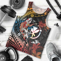 Hawaii And Japan Men Tank Top Koi Fish With Kanaka Maoli LT05 - Polynesian Pride