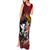 Hawaii And Japan Tank Maxi Dress Koi Fish With Kanaka Maoli