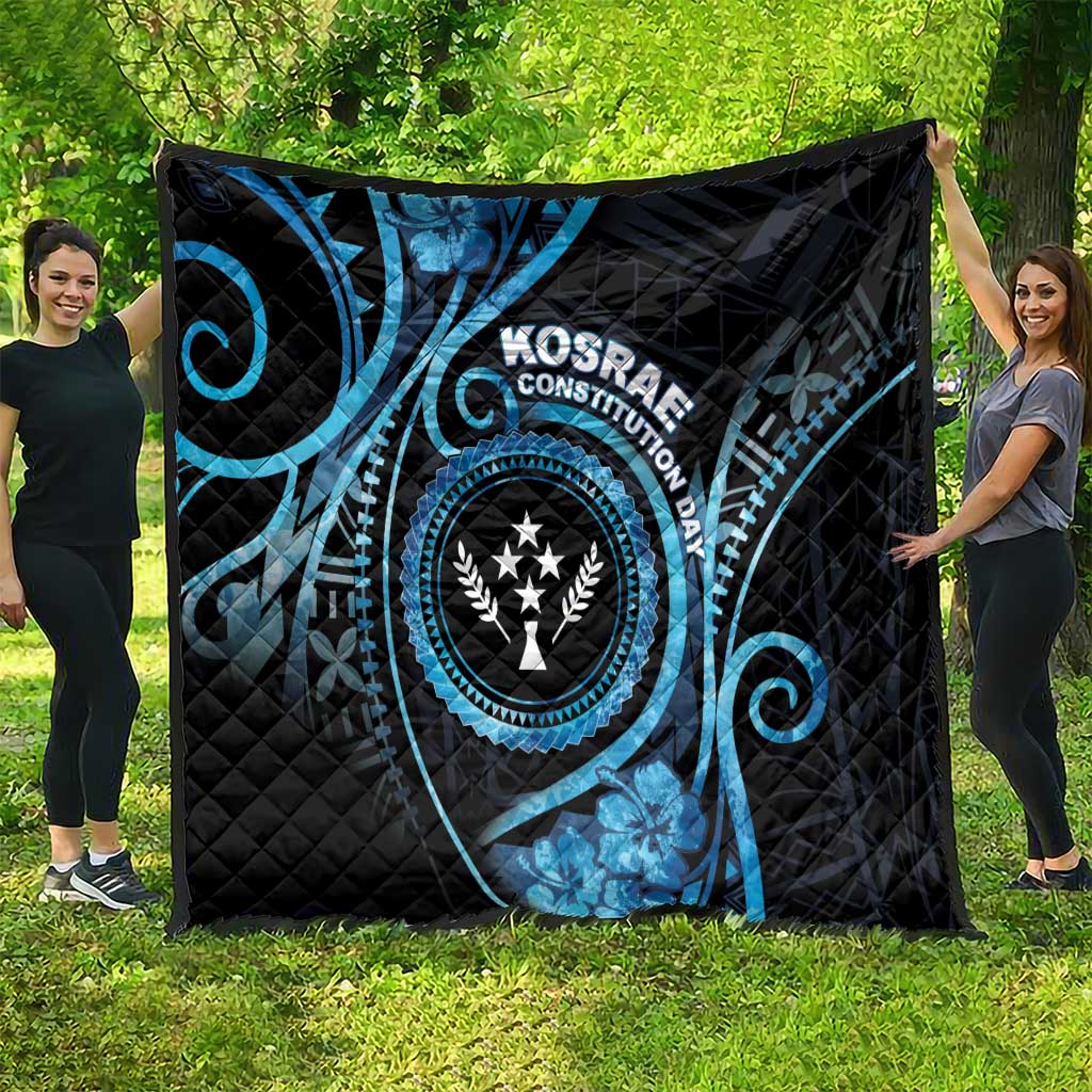 Kosrae Constitution Day Quilt Ocean Floral Pattern LT05 - Polynesian Pride