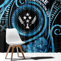 Kosrae Constitution Day Window Curtain Ocean Floral Pattern LT05 - Polynesian Pride