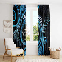 Kosrae Constitution Day Window Curtain Ocean Floral Pattern LT05 - Polynesian Pride