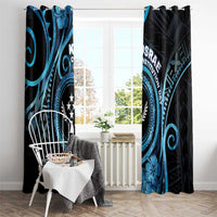 Kosrae Constitution Day Window Curtain Ocean Floral Pattern LT05 - Polynesian Pride